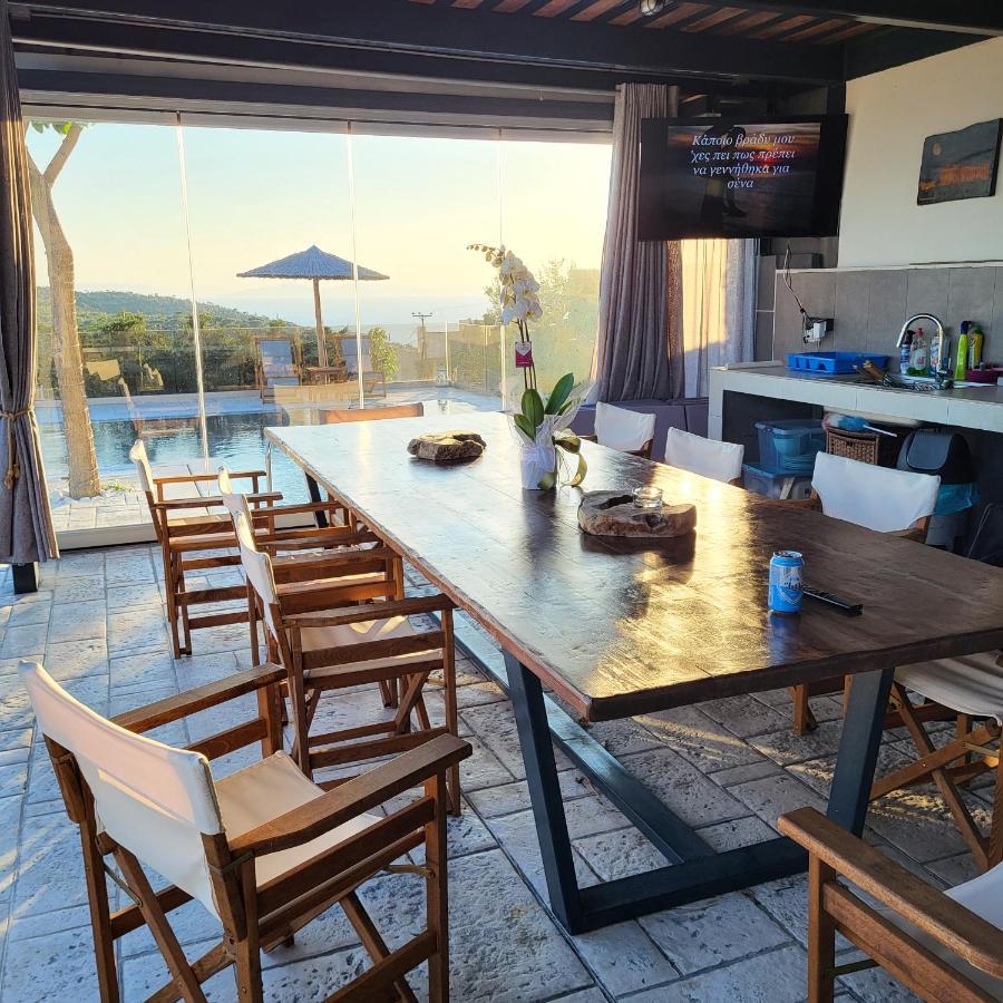 אנביסוס Stergiou Luxury Apartments With Shared Pool מראה חיצוני תמונה