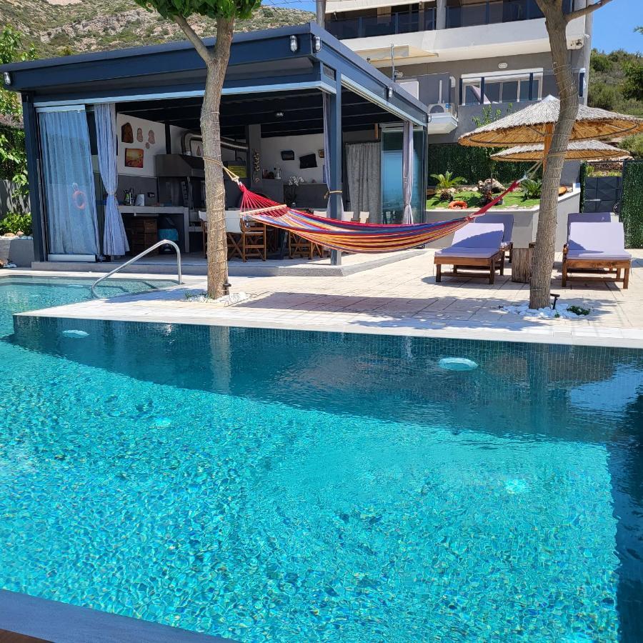 אנביסוס Stergiou Luxury Apartments With Shared Pool מראה חיצוני תמונה
